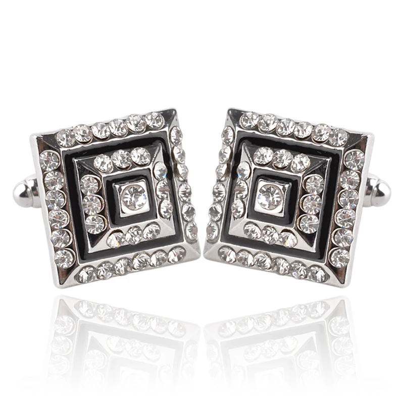 Бриллиантовые запонки для мужской рубашки свадебного костюма свадьбы вечеринки