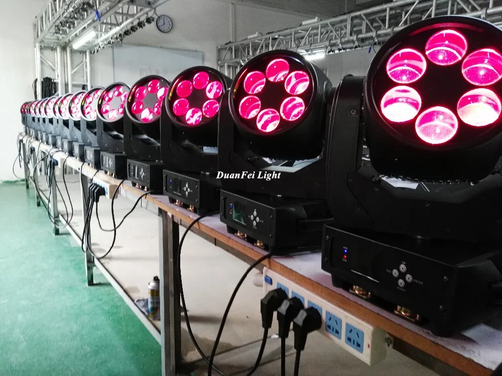 10 шт. led moving head light super beam 6x25 Вт lyre dmx lights china|Эффект освещения сцены| |