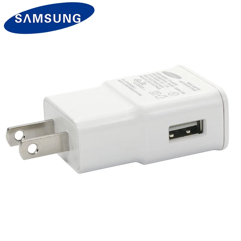 Оригинальное зарядное устройство samsung для Galaxy S2 S3 S4 Note 2 Mega Alpha дорожный адаптер