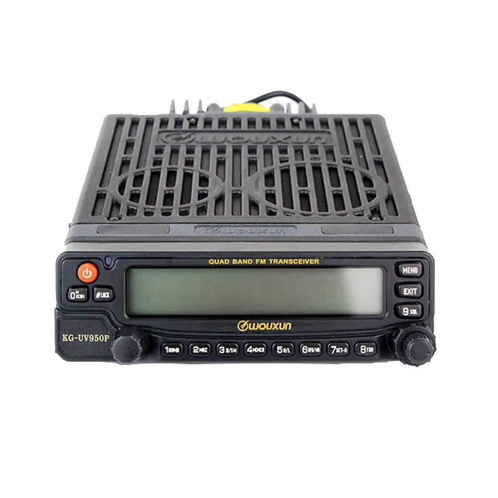 Новая Автомобильная рация Walkie Talkie WouXun kg-uv950p Двухдиапазонная Мобильная рация kguv950p четырехдиапазонная передача