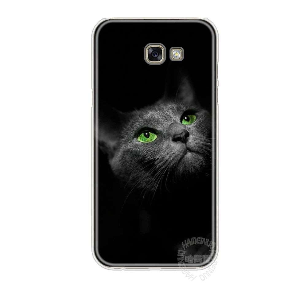 HAMEINUO с капюшоном Китти Кэт зеленым глазом милый животных pet Чехол для мобильного