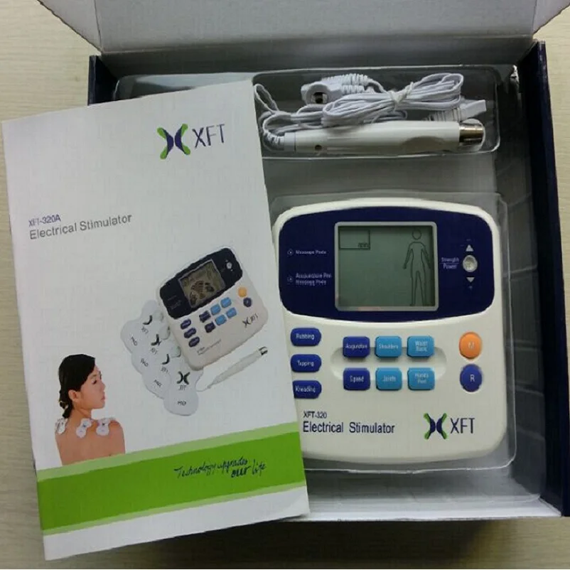 XFT 320 ФИЗИОТЕРАПЕВТИЧЕСКИЙ электрический стимулятор меридиан массажные наклейки
