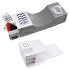 Подушка-органайзер для наращивания ресниц, из пены с эффектом памяти, с акриловой полкой