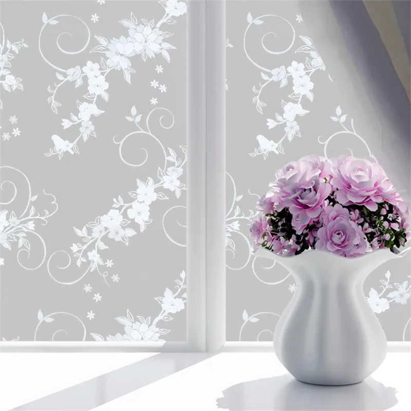 90*300cm Opaque Privacy Decorative Glass Window Film Home Decor Self-adhesive Sticker Mixed Color Bathroom Bedroom | Дом и сад