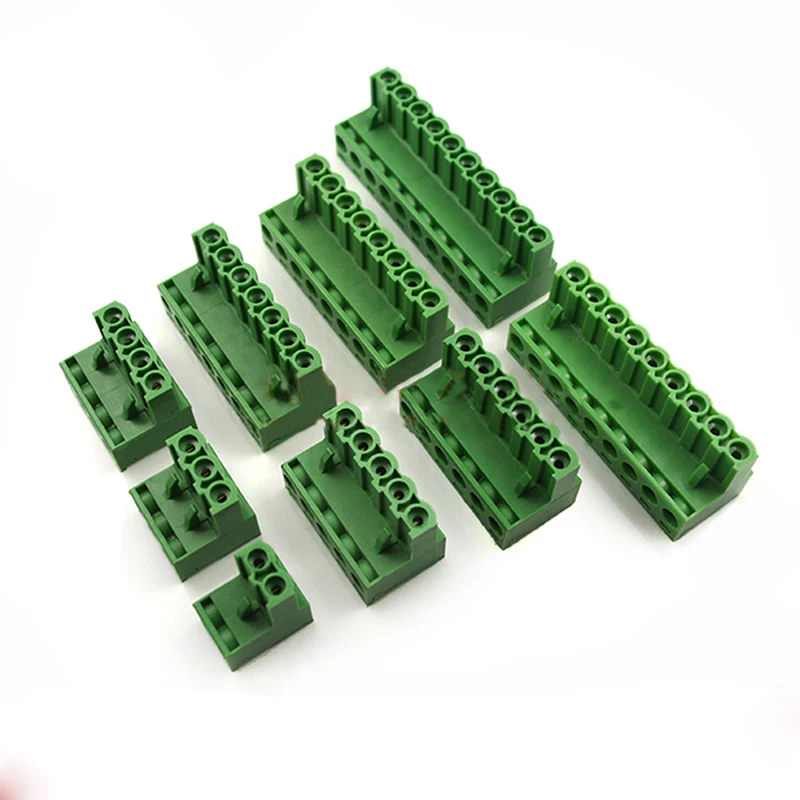 10 шт. 2edgk 5.08мм разъем 5 08 мм шаг PCB вставной клеммный блок папа и женщина на