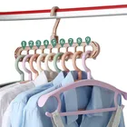 12 шт. волшебный многопортовое Поддержка вешалки для одежды сушилка многофункциональная пластиковая вешалка для одежды сушилка вешалка для хранения
