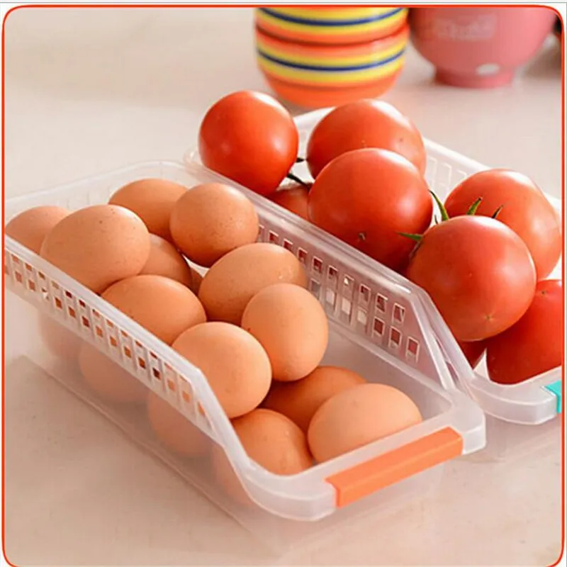 Новинка простые ящики для хранения разделительный слой холодильника Креативные