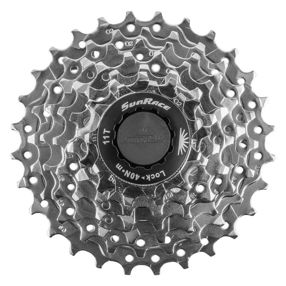 Sunracing CSM63 Freewheel 7 скоростей Никелированная велосипедная кассета 11 28T части