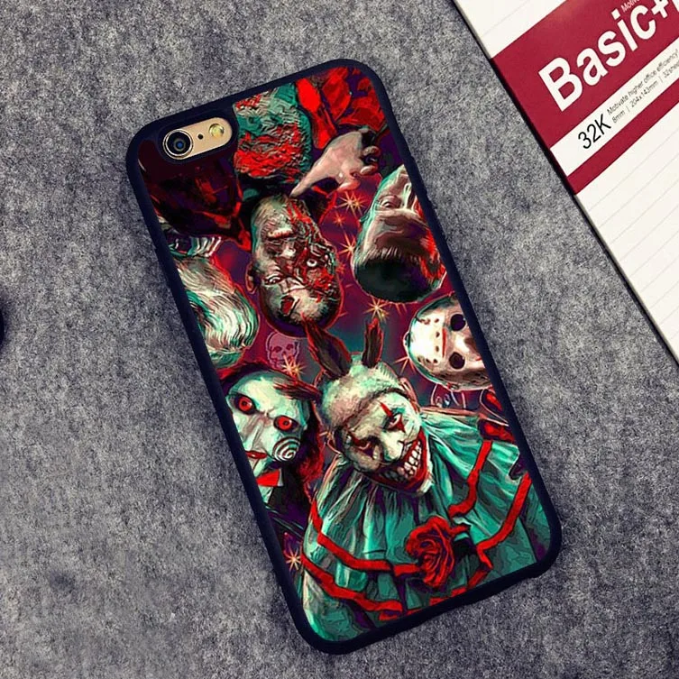 Pennywise клоун ужас смешная картинка мягкий силиконовый Полный Защитный чехол для