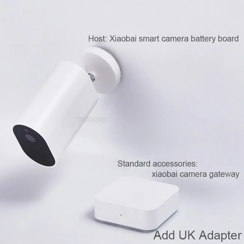 Type 4 Оригинальная смарт-камера Xiaomi Mijia, 120 градусов, F2.6, 1080 P, с шлюзом, водонепроницаемая, AI, умная камера, IP, wifi, беспроводная камера s Cam - Цвет: Type 4
