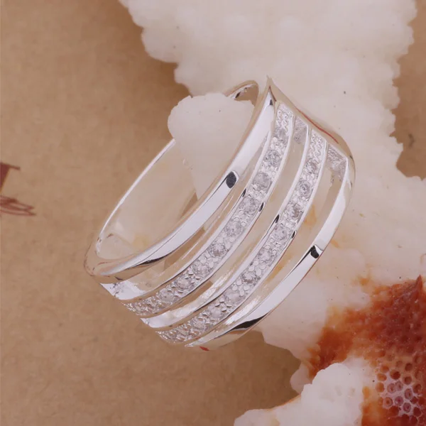 AR327 серебряное цветное кольцо модное ювелирное изделие хорошо