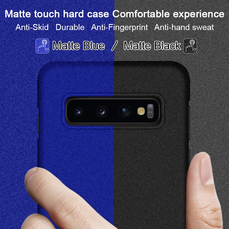Ковбойский чехол Imak Для Samsung Galaxy S10 Plus S10e Sandy матовая жесткая задняя крышка из