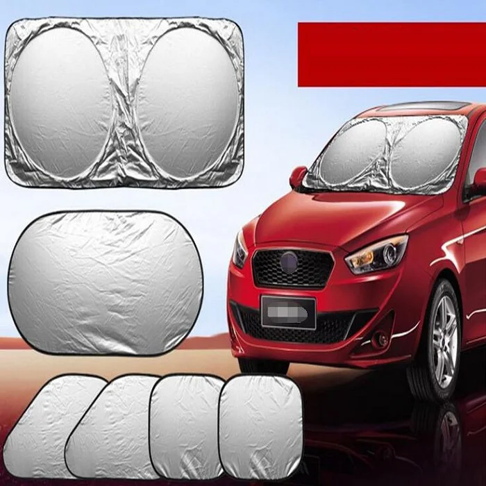 6 шт./компл. Серебристая солнцезащитный щит на автомобильное стекло Шторы козырек