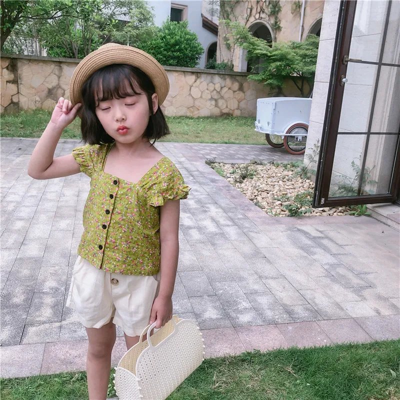 2019 Новое поступление летняя хлопковая подходящая ко всему рубашка принцессы с
