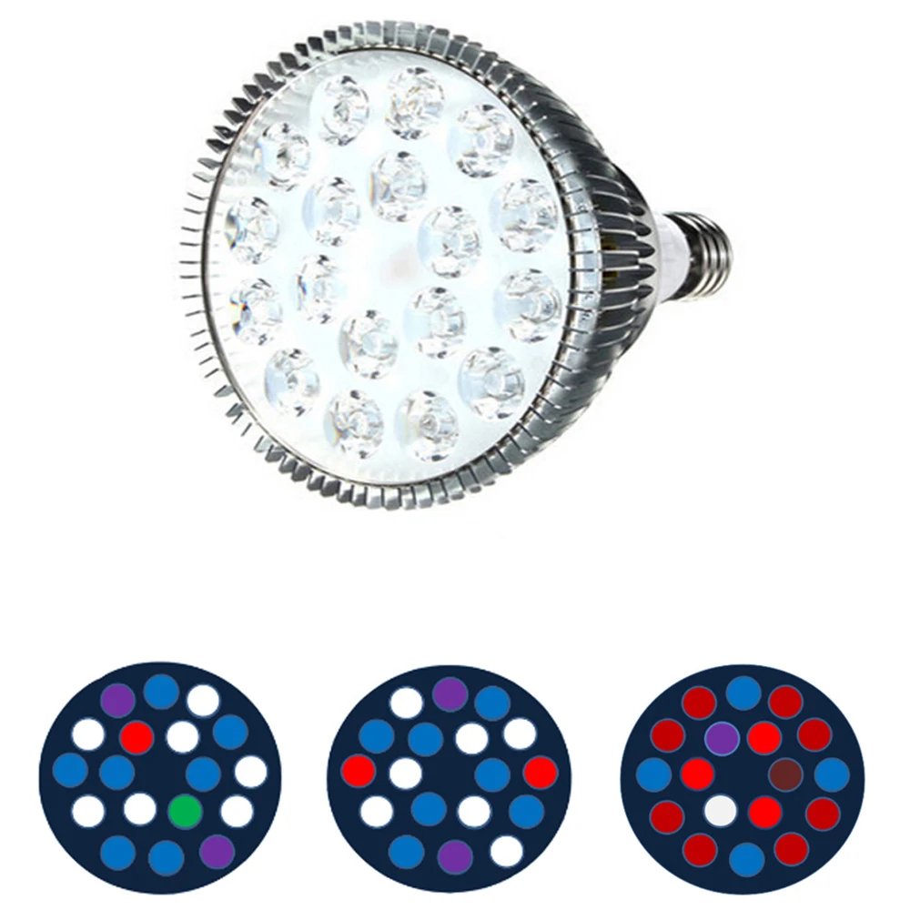 Светодиодная лампа для выращивания растений 660nm 630nm E27 54 Вт|54w led grow light|led lightgrow light |