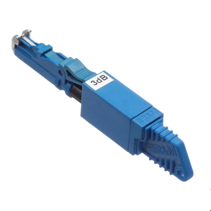 E2000 UPC FM attenuator fibra optica female to male 12db 13db 14db 15db 16db 17dB green ftth E2K optical connector ELINK | Мобильные
