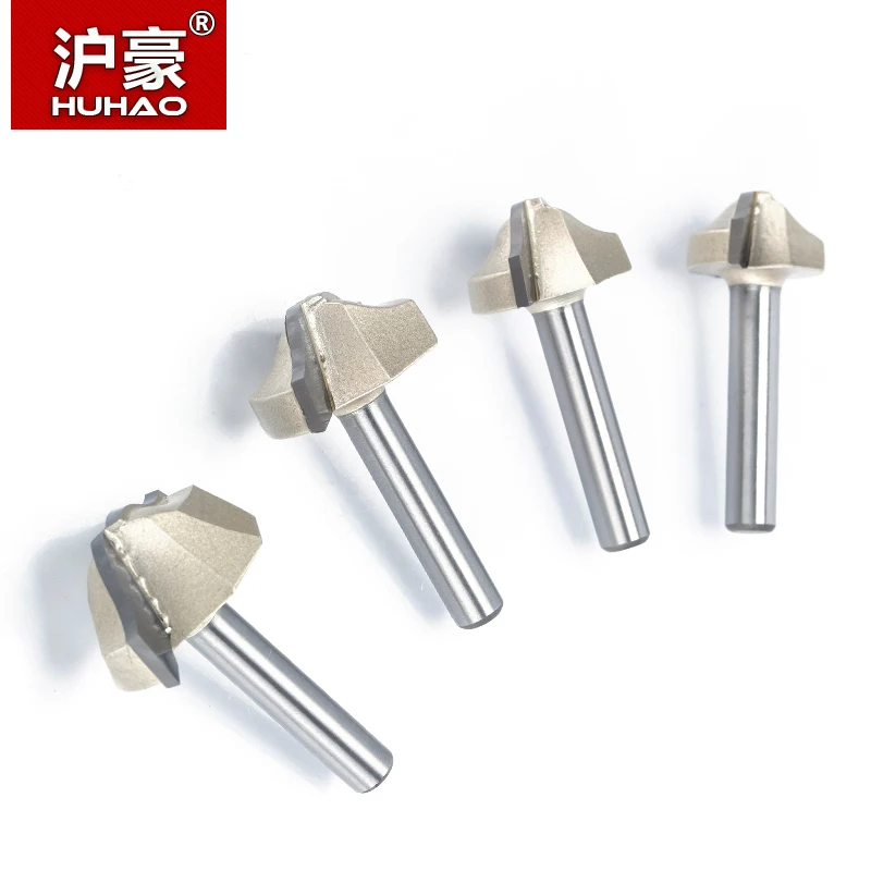 HUHAO 1 шт. Обрезной фрезы 1/2 &quot1/4&quot хвостовик Деревообрабатывающие инструменты