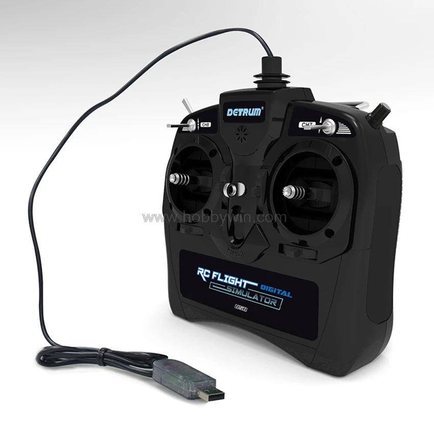 Dynam 8CH USB RC симулятор полета модель планера вертолета ПК обучающий|Детали и