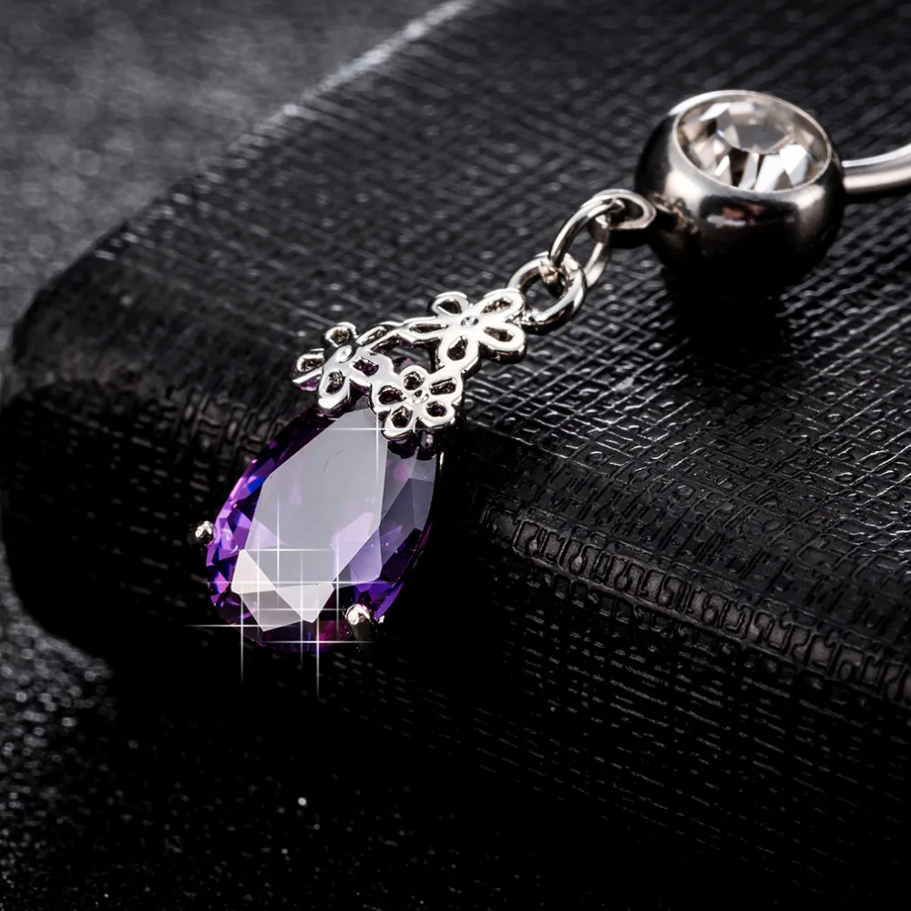 Высокое качество пирсинг пупка и колокол кнопки кольца AAA кубического циркония