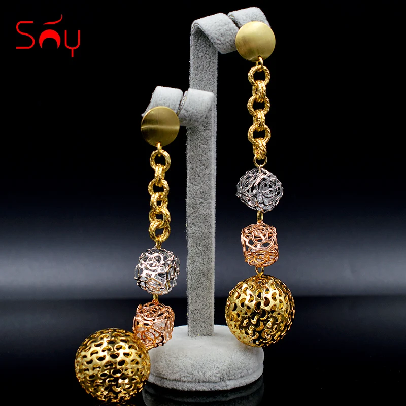 Ювелирные изделия Sunny Jewelry модные ювелирные 2021 длинные висячие свадебные серьги