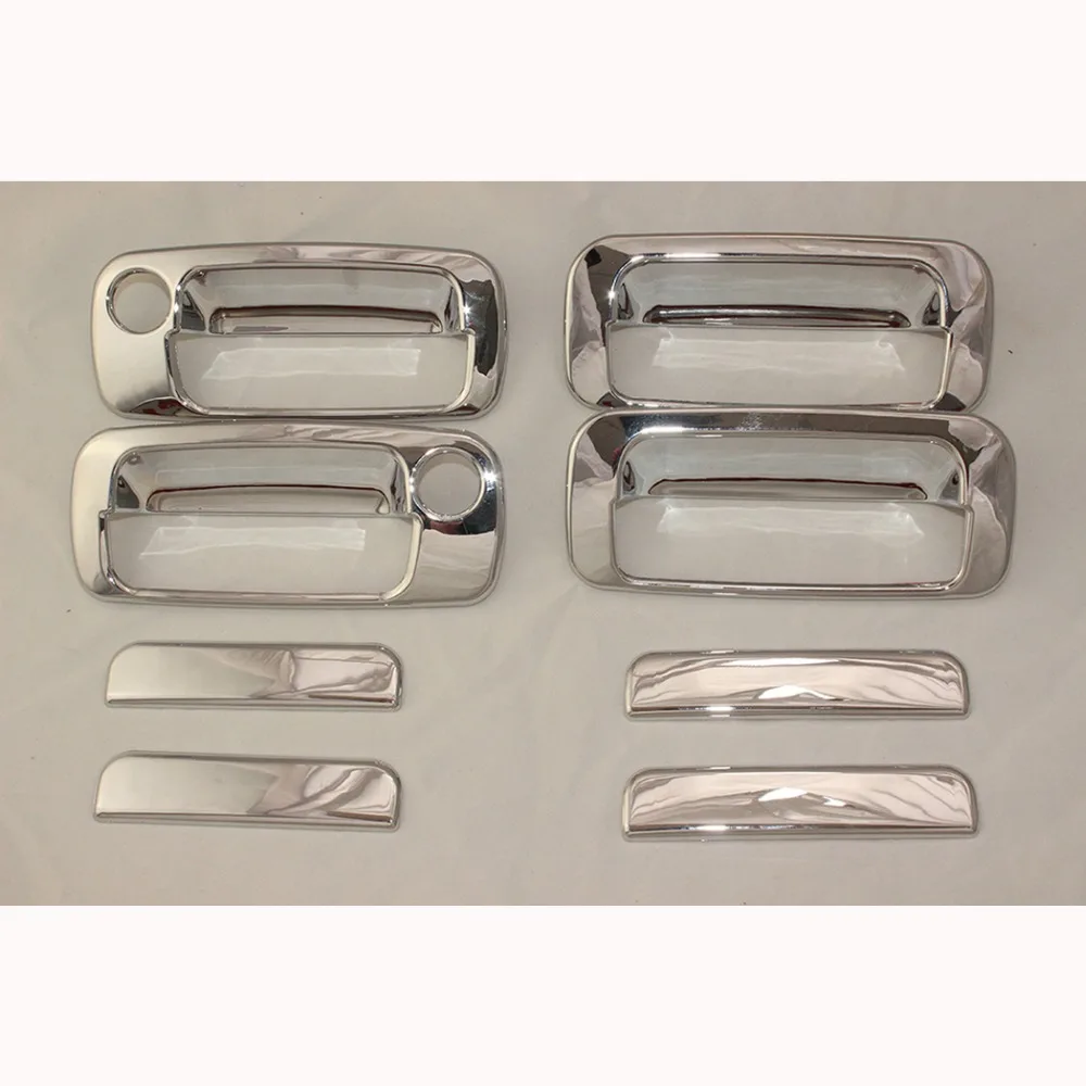 

For Toyota Land Cruiser Autana 4500 FJ80 1992-2008 8Pcs car door handle bowl cover ABS Chrome Accessories Stickers Car Styling