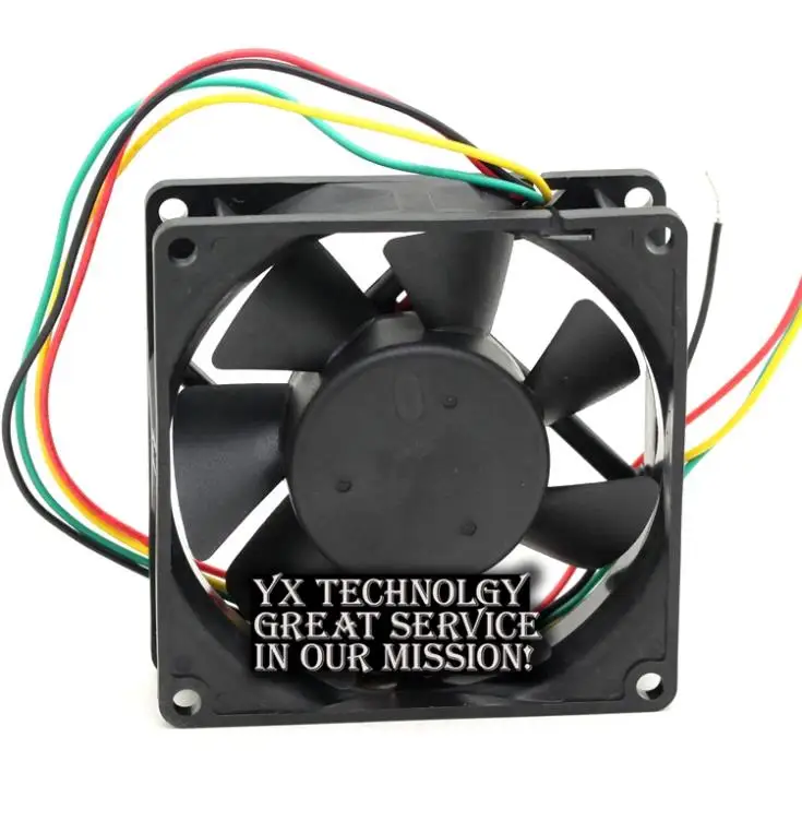 AVC P021 DC48V 0.14A 8 см 80 мм DA08025B48U 4-проводной серверный фонарь охлаждающий вентилятор