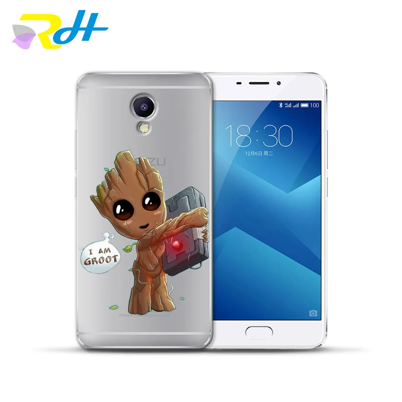 Чехол Etui для Meizu U10 U20 M5 Note M5C M3C Pro 6 M3S Max M5S M6 M3 Модный чехол с милыми животными |