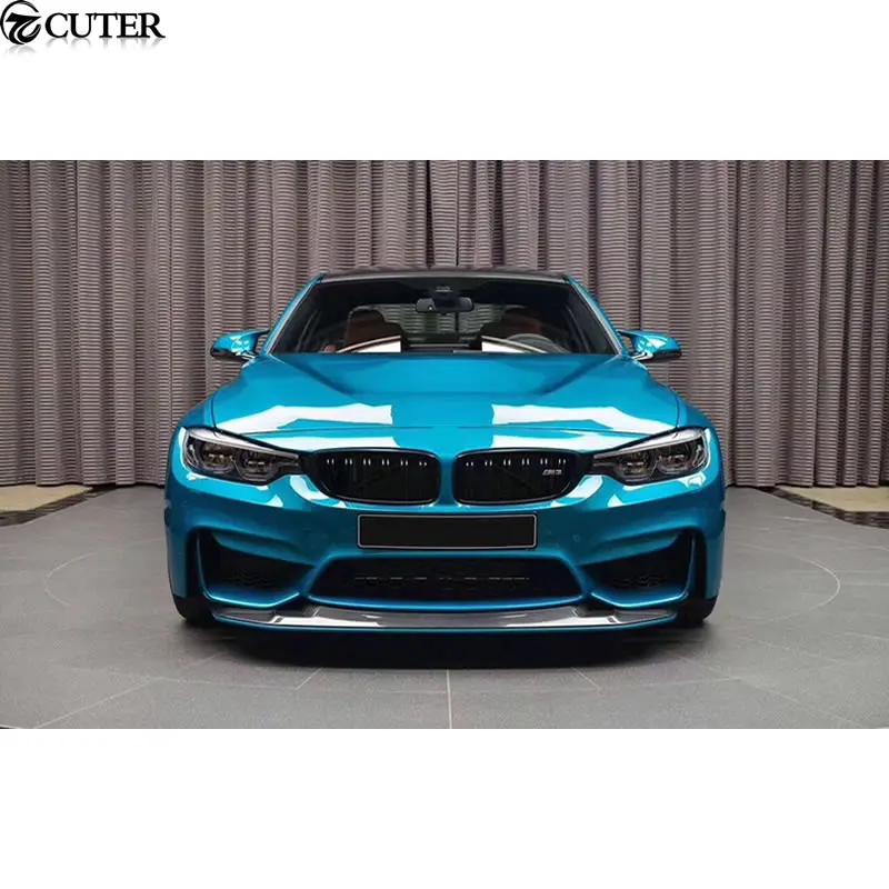 Автомобильный передний диффузор F80 F82 M3 M4 GTS для BMW M4|front diffuser|front bumper lipbumper lip |