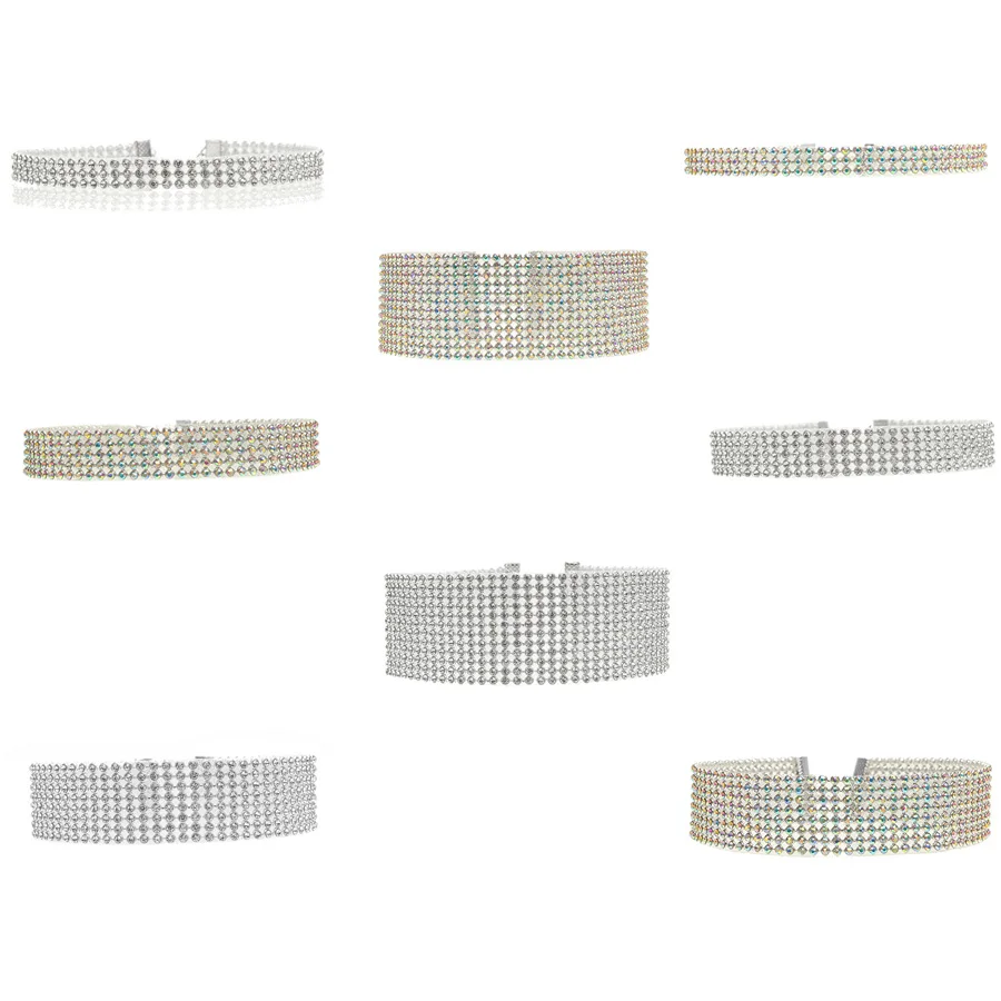 Женское Ожерелье-чокер с кристаллами | Украшения и аксессуары