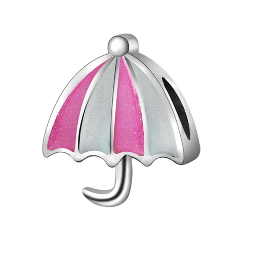 Maxi Small Enamel Cute Umbrella Charms Beads Fit Original Pandora Bracelets &amp Bangles for Women New Arrived DIY Making Perles | Украшения