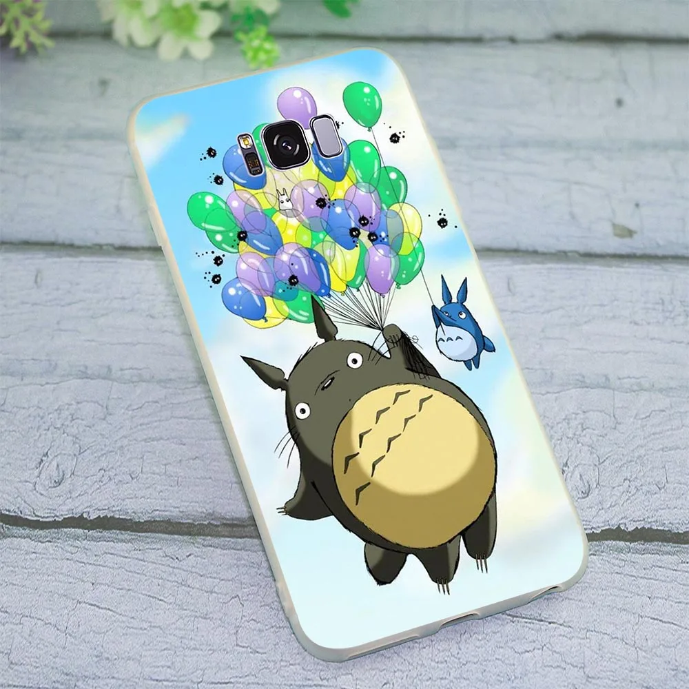 Аниме Мой сосед Тоторо чехол для Galaxy S8 Plus Samsung Note 8 9 Чехлы M10 M20 M30 S7 Edge S9 S10 S10e