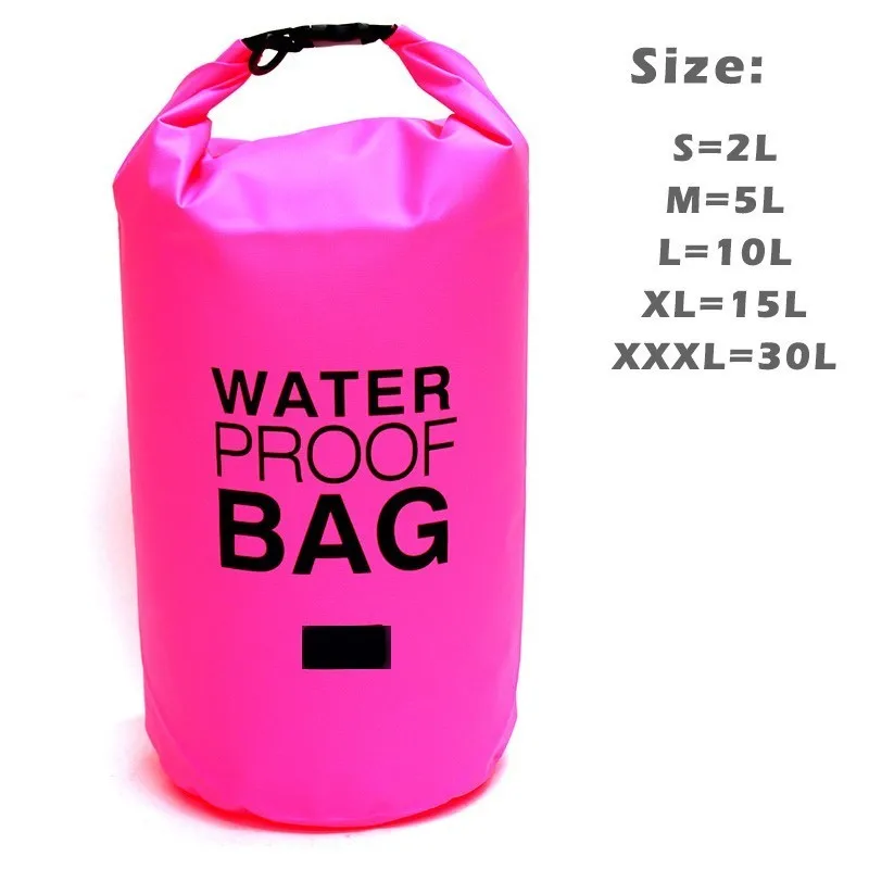 Bag 05 2L/5L/10L/15L/20L/30L Открытый водонепроницаемый мешок сухой мешок телефон сумка поясная сумка Набор для плавания дрейфующих рафтинг речной треккинг сумки - Цвет: Bag 05