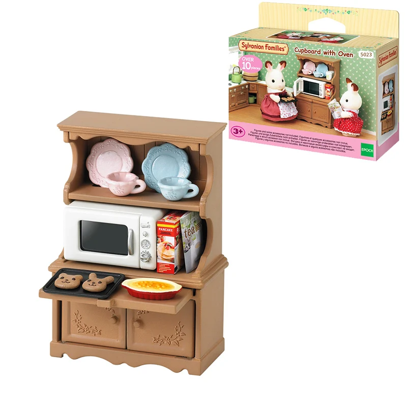 Sylvanian Family кукольный домик Playset шкаф с духовкой набор аксессуаров мебель подарок