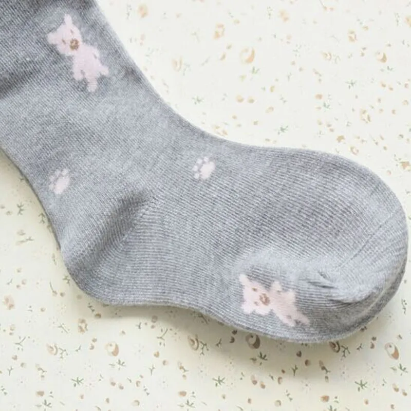 Lawadka Cute Cartoon Bear Kids Tights Cotton Tights For Girls Autumn Children Tight Dancing Pantyhose