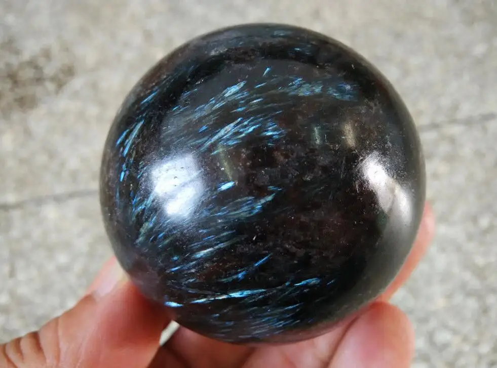 280 г синяя вспышка русский астрофилит с гранатом и пиритовым сферическим шариком