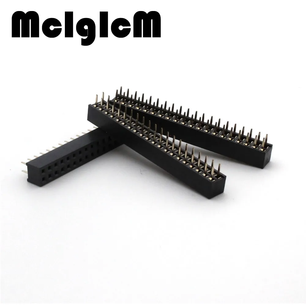 

10pcs/lot 2x20 Pin 40 Pin header 2mm Double Row Female Straight Header Pitch Free shipping