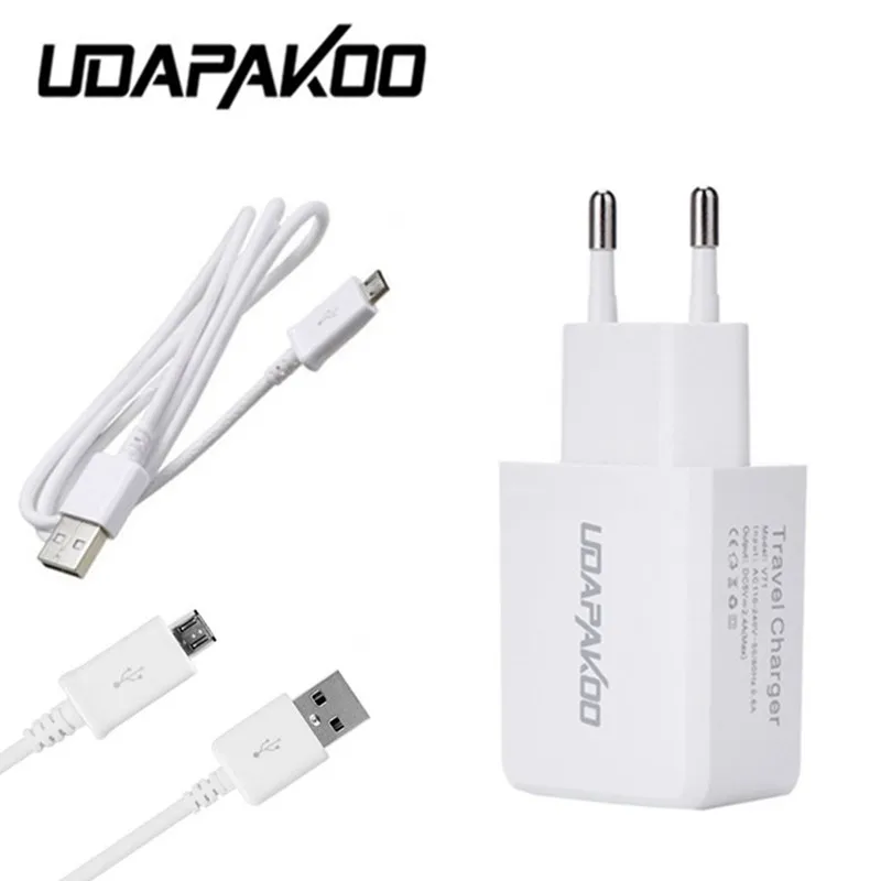 Зарядное устройство micro usb на 1 м + адаптер для зарядки USB 2 4 А samsung S4 s6 s7 edge J6 J8 m3s m5 moto