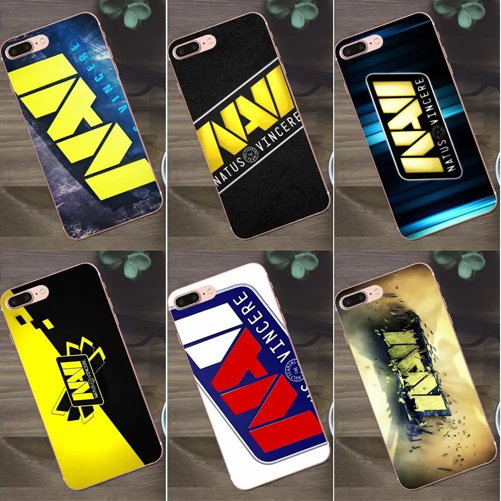 Наклейки с логотипом Pop Navi Natus Vincere уникальные наклейки для Apple iPhone 4 4S 5 5C SE 6 6S 7 8 Plus X