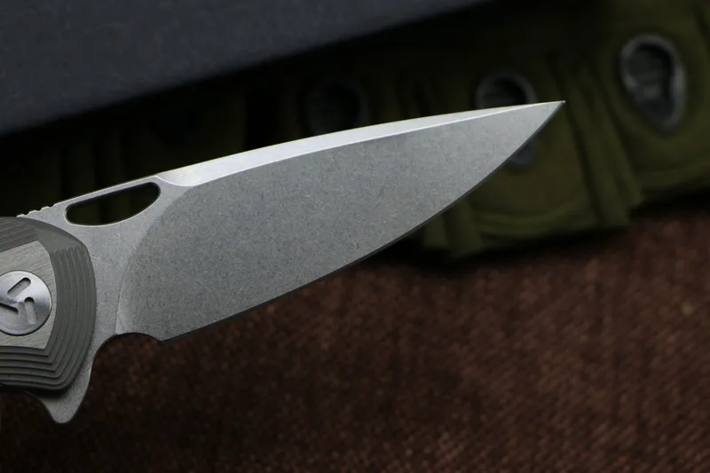 Складной нож TIGEND Maker 2 Flipper S35VN титановая ручка подшипник кемпинг искусство