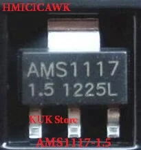 Оригинальный 100% новый AMS1117-1.5 AMS11171.5 AMS1117 1117 1117-1 5 SOT-223 500 шт./лот | Электроника