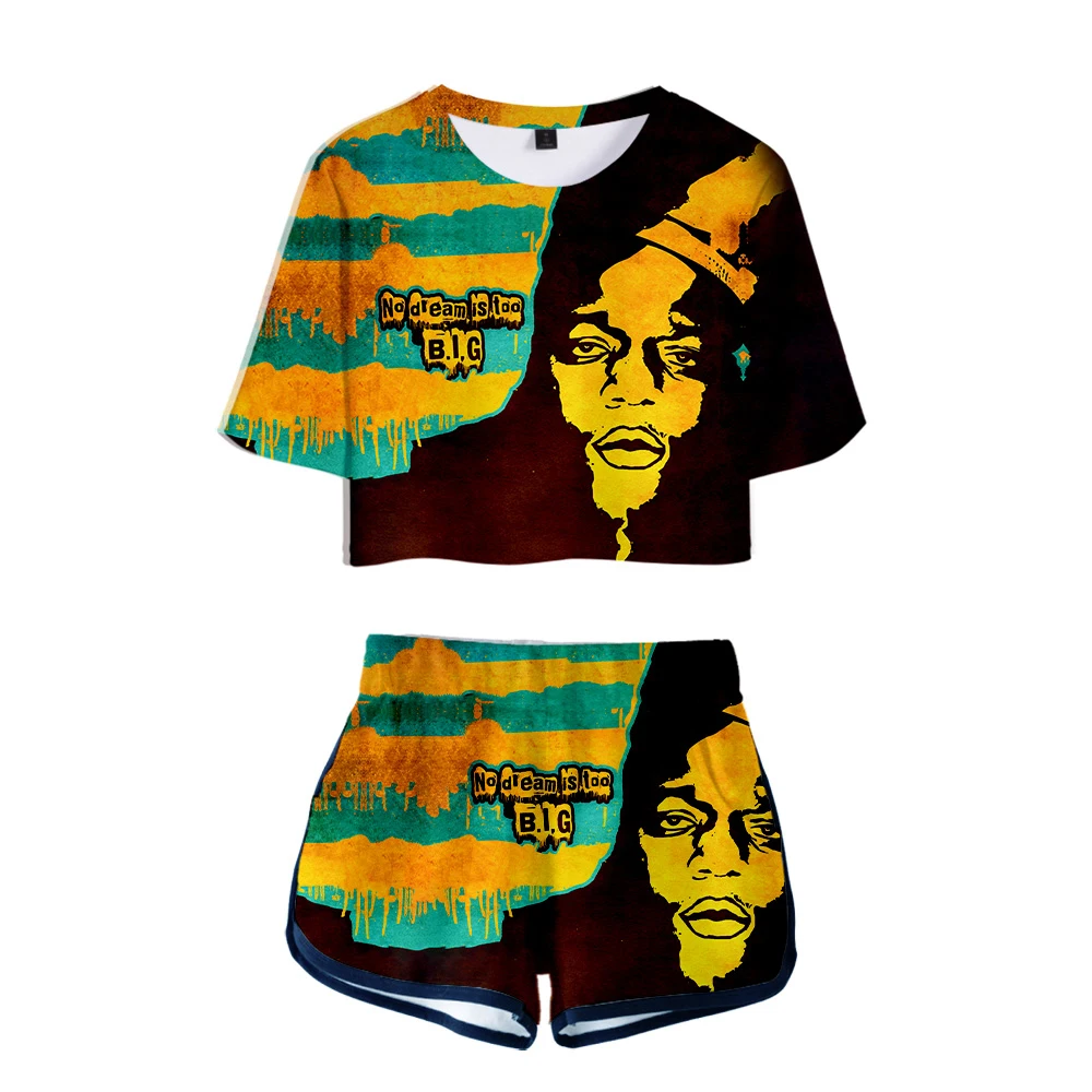 Известный B. I. G. Комплект из 2 предметов Biggie Smalls комплект одежды в стиле хип-хоп с