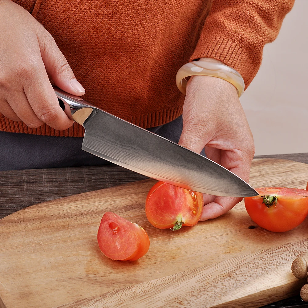 Набор кухонных ножей SUNNECKO 2 шт. 6 5 дюйма 3 лезвие из дамасской стали|knife set|kitchen knife