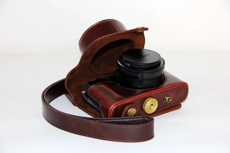 Новые роскошные Камера кожа сумка-чехол для Leica D-LUX (TYP109) камера с плечевой ремень