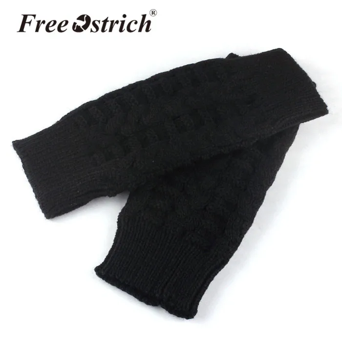 Перчатки Free Ostrich Для женщин перчатки Теплый Зимний короткий Вязание половина пальцев сердце Форма трикотажная одежда в стиле Лолита для девочек женские CJ20