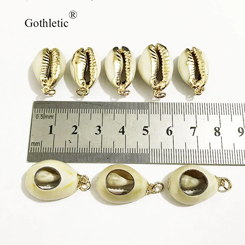 6 шт./лот натуральный корпус Cowrie свободные шарики для самостоятельного