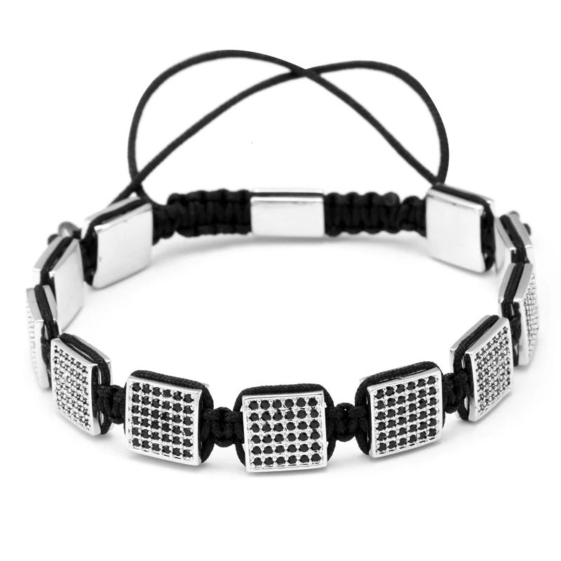 Mcllroy известный бренд плетеный браслет макраме мужские ювелирные изделия микро