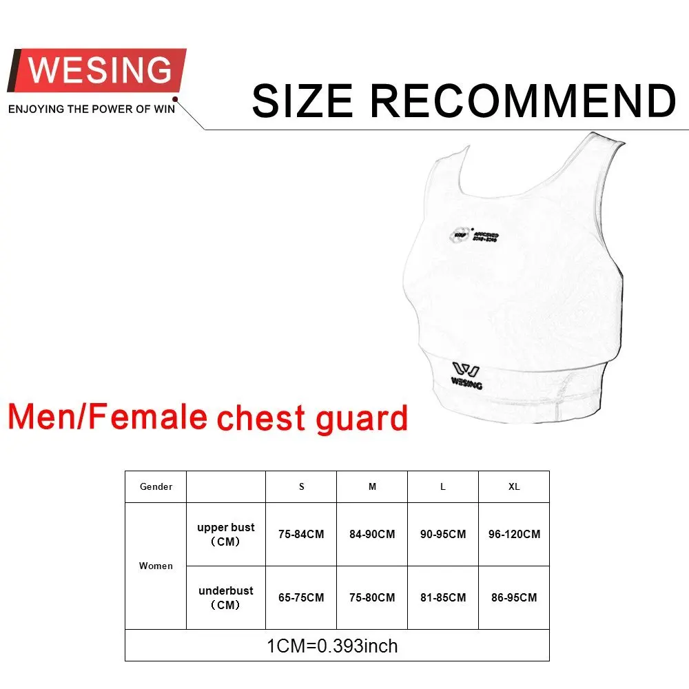 

Female Karate Chest Protector Boxing Women Body Shield Approved By WKF