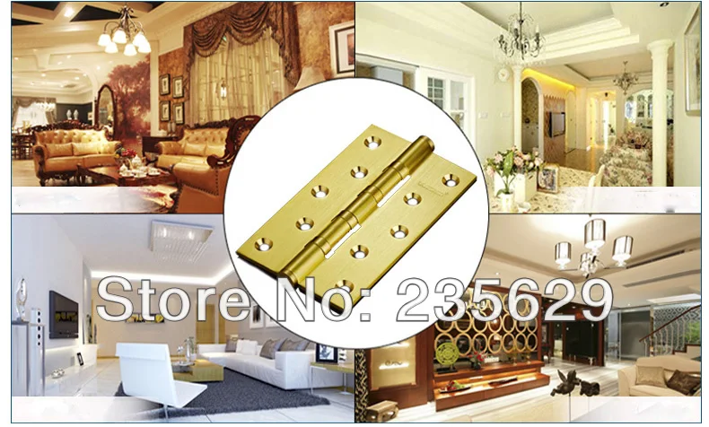 Бесплатная доставка 6 шт. высококачественные латунные шарниры с