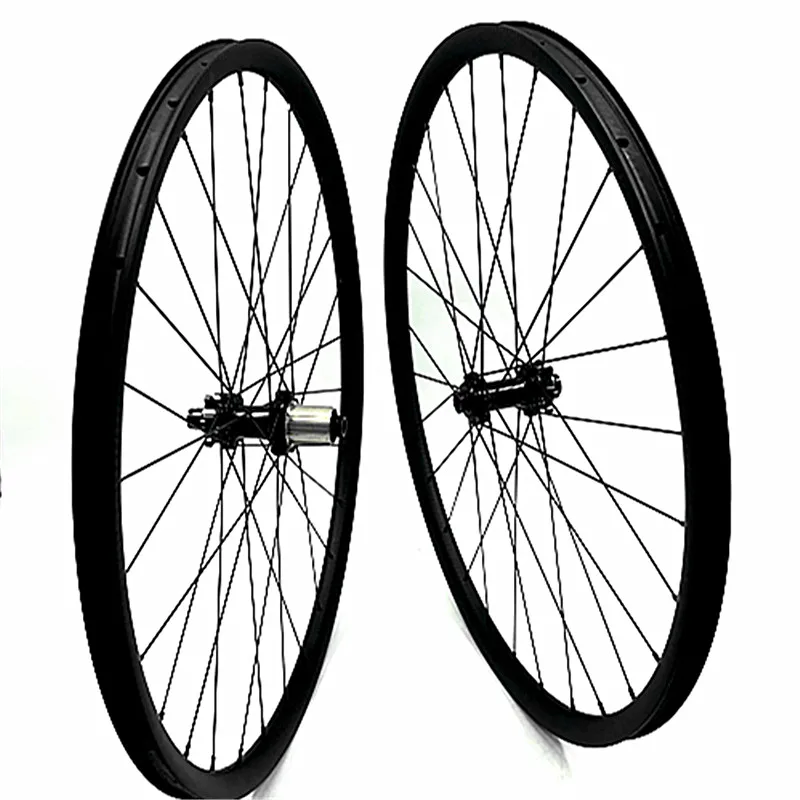 27,5 er Углеродные mtb дисковые колеса велосипедный дисковый тормоз, колесная пара, прямая тяга powerway M42 бескамерные 27x25 мм дисковые велосипедные колеса