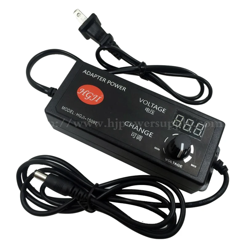 Адаптер с зажимами типа Аллигатор Регулируемый блок питания 1 5 А 36 Вт 13 В 19 в 21 7